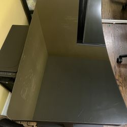 Adjustable Glass Top Table