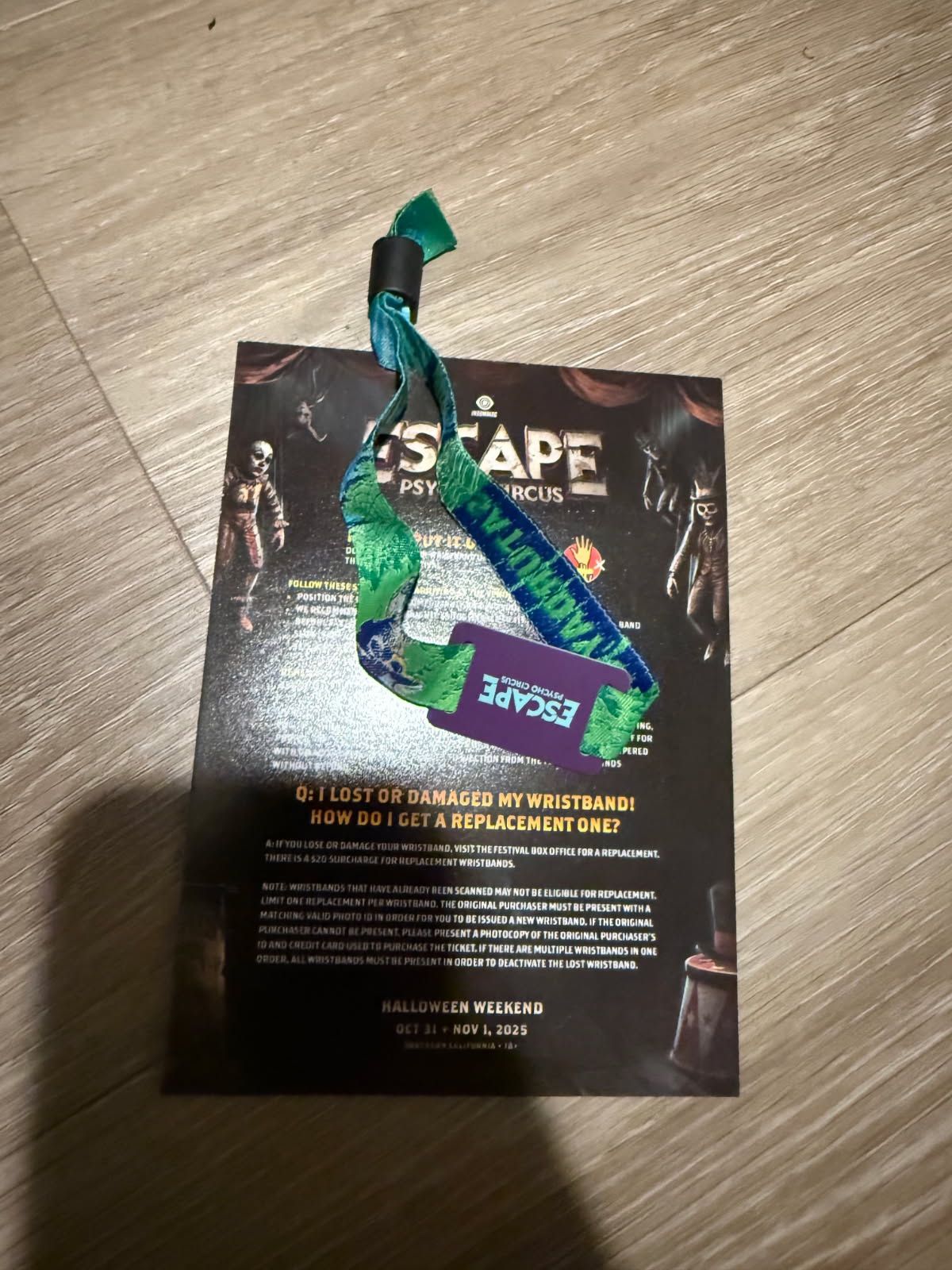 ESCAPE HALLOWEEN SATURDAY GA