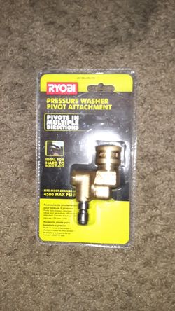 Ryobi pressure washer pivot attachment