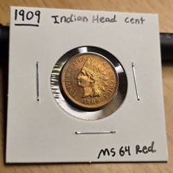 1909 Indian Head Cent