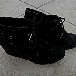 Brand New Tom's Wedge Ankle Booties 