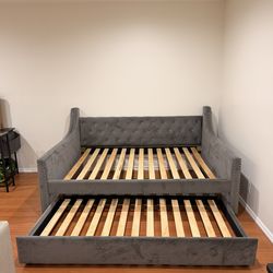 Daybed Trundle With Pull Out Full & Twin Bed