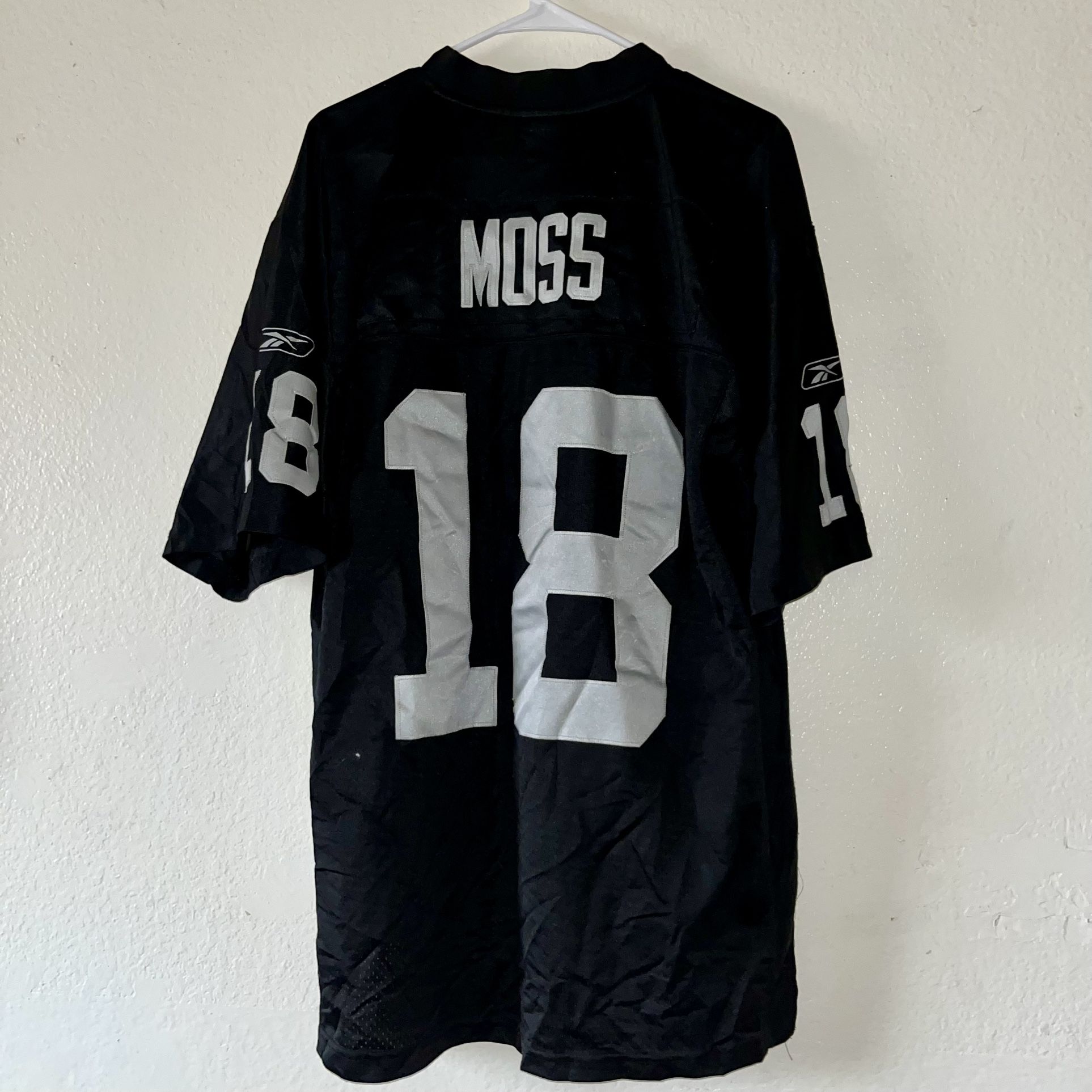 Reebok NFL Raiders Moss Jersey (L)