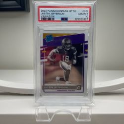 Justin Jefferson Variation Rated Rookie  Psa 10