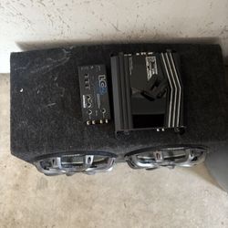 KenWood amp 10’’ Kicker Box