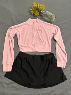 Women’s jacket and Bikini bottom skirt shorts