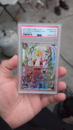 Dragon ball gogeta fusion reborn psa 10