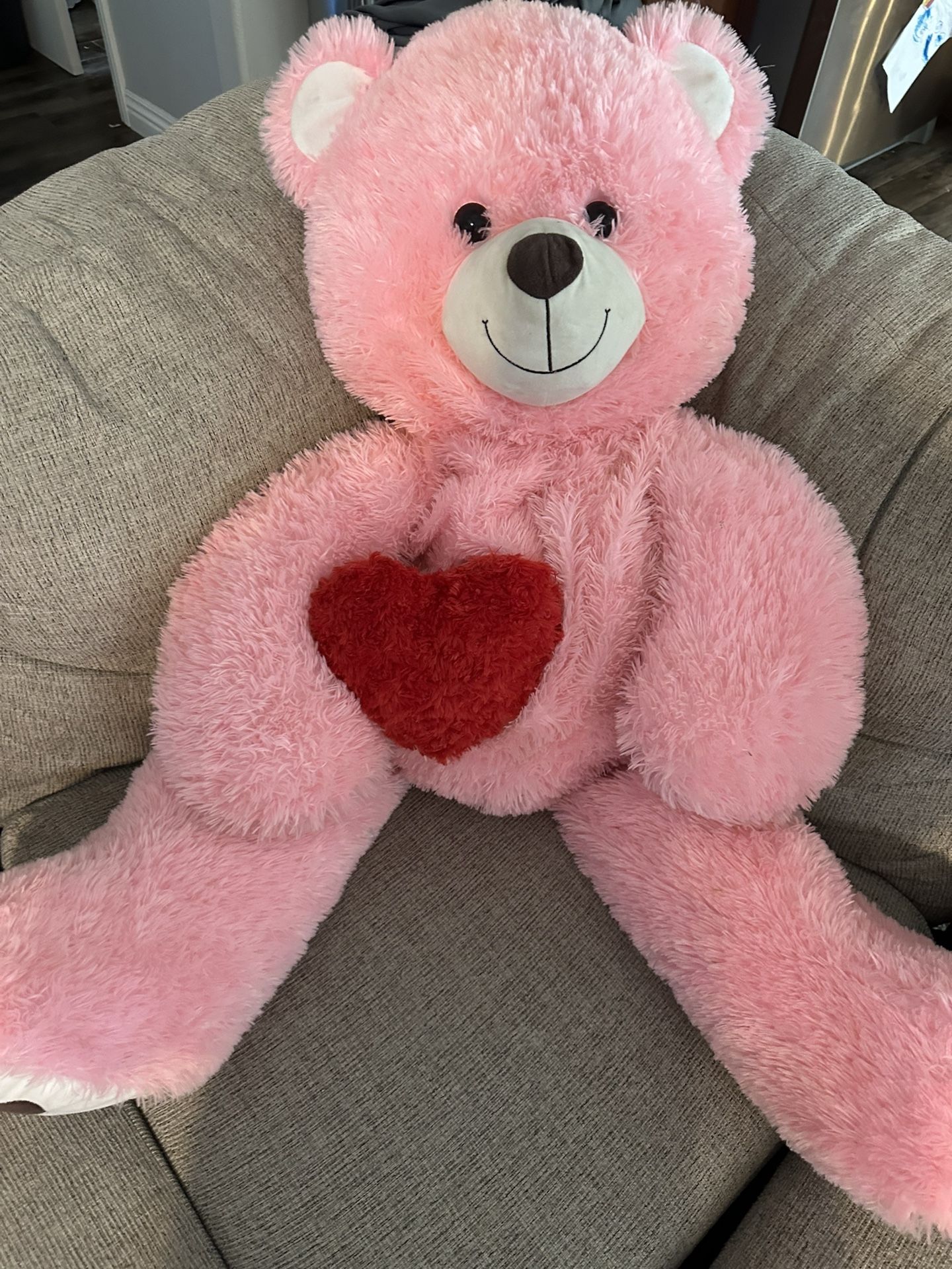 Giant Teddy Bear and Giant Unicorn.