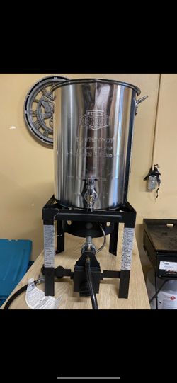 Burner with deep frying pan 35$