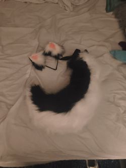 husky motion activated ears and tail