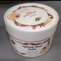 Dove Holiday Treats Body Scrub SPICED CHAI LATTE Limited Edition 