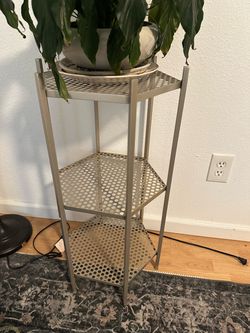 Teired Metal Shelf
