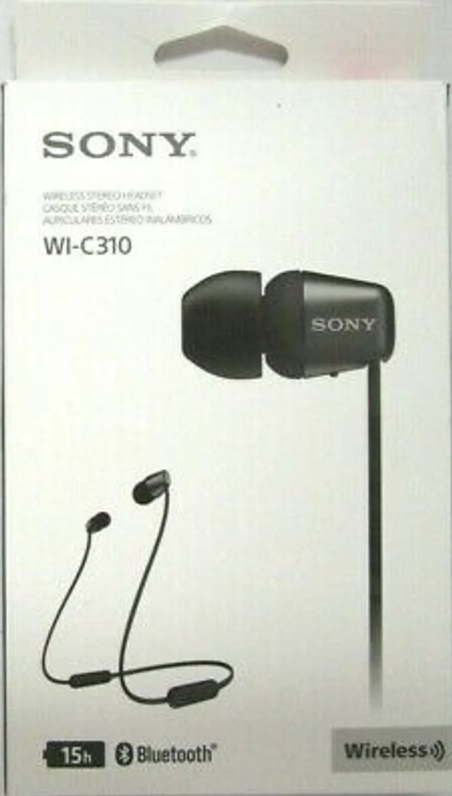 Sony WI-C310 Wireless In-Ear Headphones In black
