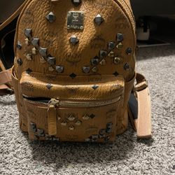 McM Starkside Studs Bag, Brown