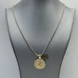 Gold Chain and Charm 14k 22inches (442/898)