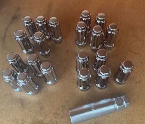 14x1.50 Wheel Locks Universal  20 Pcs / Lock Key 