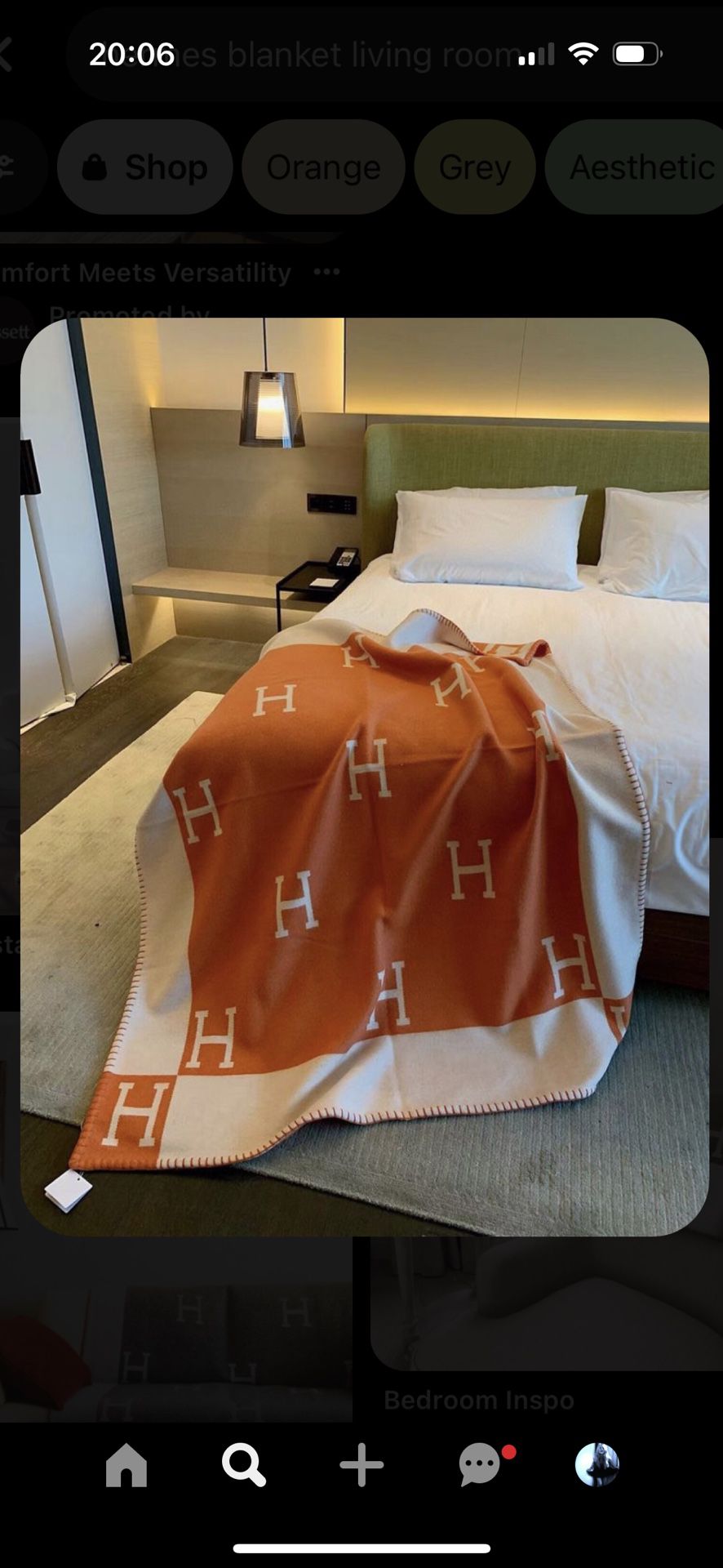 Hermes Style Throw Blanket for Sale in Hollywood, CA - OfferUp