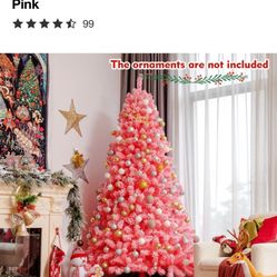 NEW IN BOX. PINK CHRISTMAS TREE