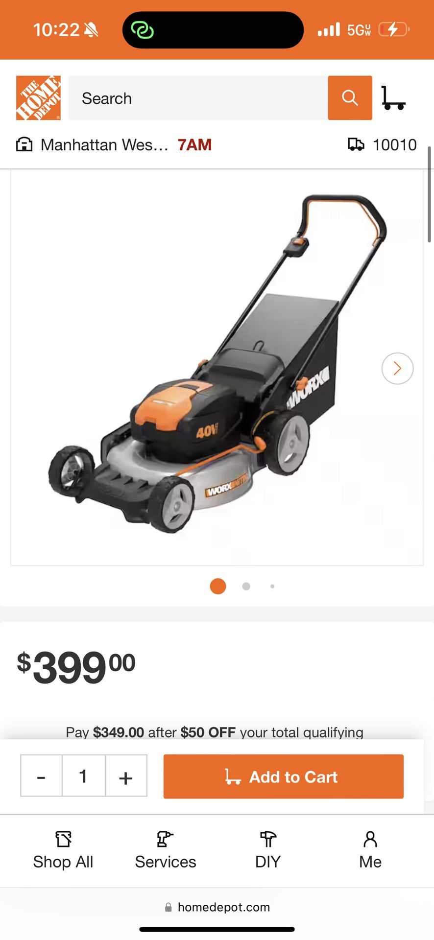 Worx Lawnmower