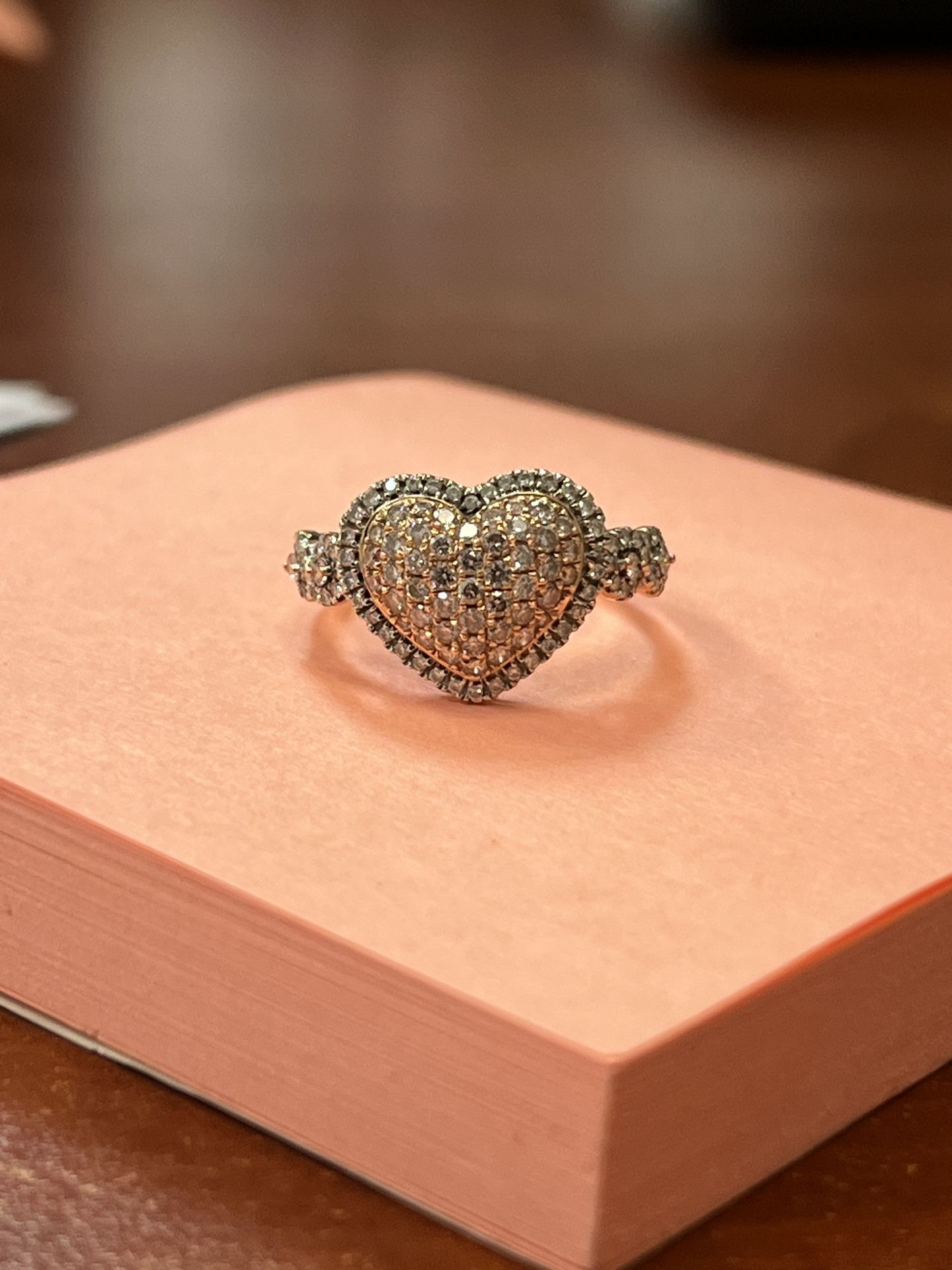 Heart Rose Gold Ring ( MAKE AN OFFER)