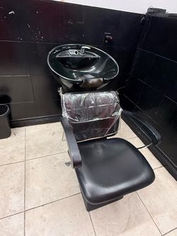 🚨 MUST GO BY TOMORROW! Professional Salon Shampoo Bowl + Chair – $175 OBO