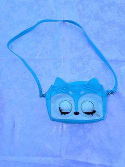 Purse Pets Blue Fox Interactive Crossbody Bag Needs batteries 🔋