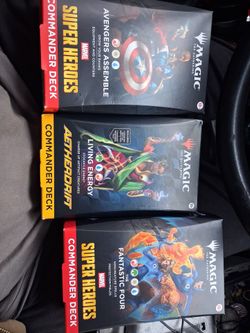 Magic: The Gathering Commander Deck Bundle x3