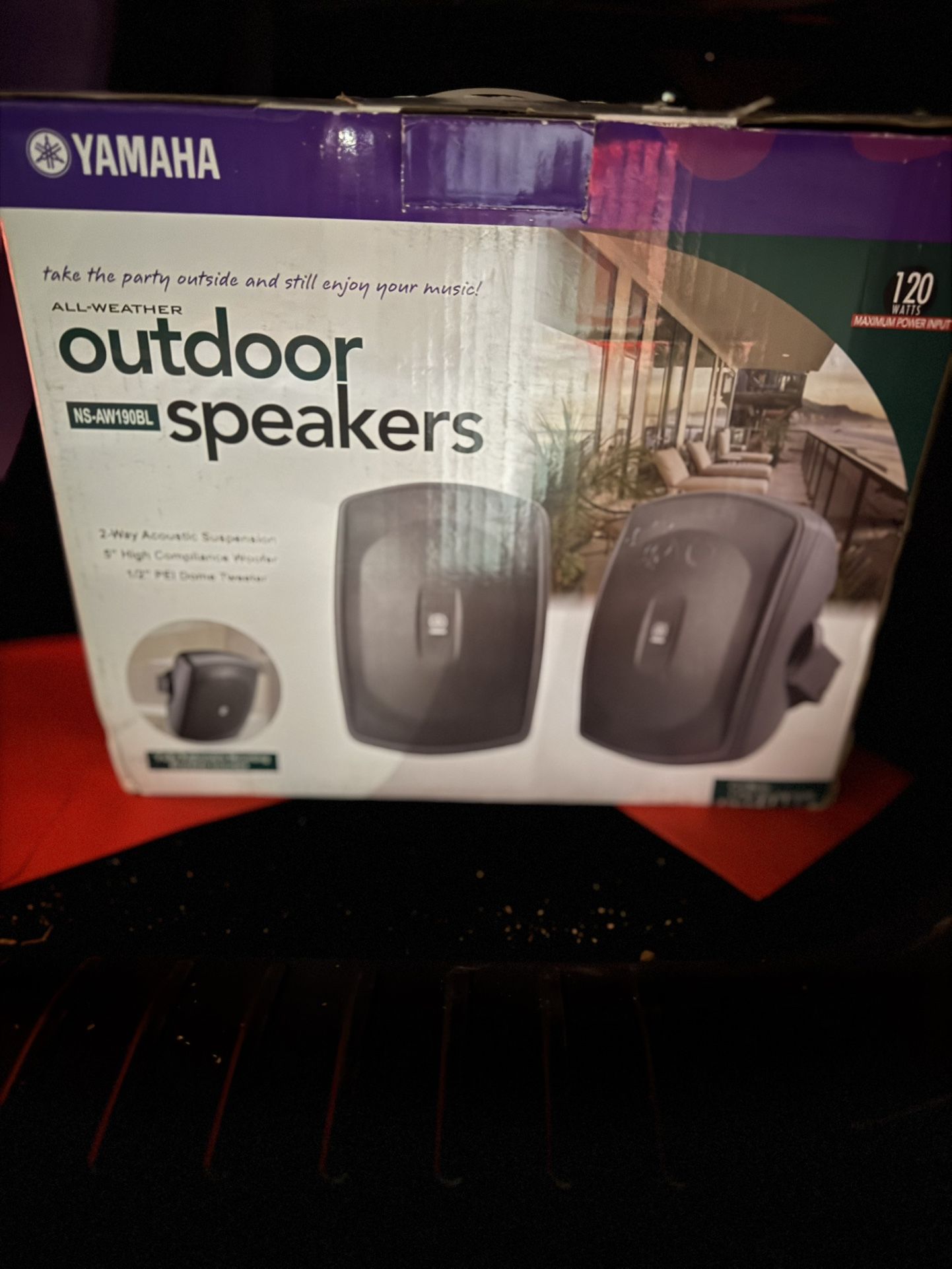 YAMAHA OUTDOOR SPEAKERS (NEVER USED)