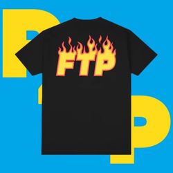 FTP x Thrasher Flame Logo Tee (Large)