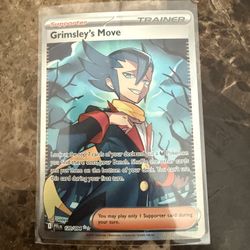 Grimsleys Move 120/098 Full Art Supporter Pokemon Card NM