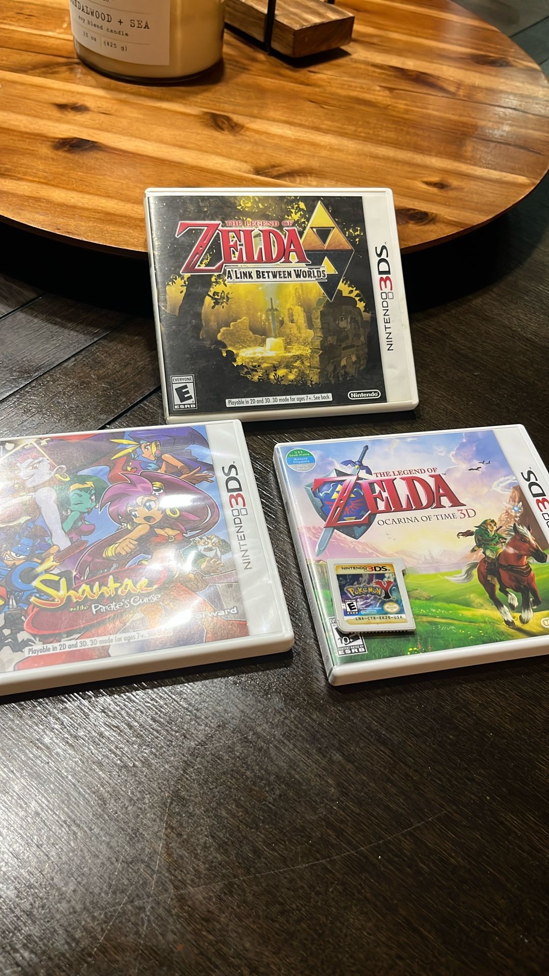 Nintendo 3DS Lot – Zelda, Shantae, Pokémon