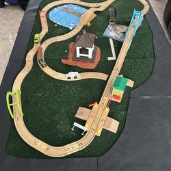 Thomas The Train Set On A Board