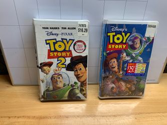 Disney Toy Story 1 and 2 with puzzle. Sealed brand new VHS
