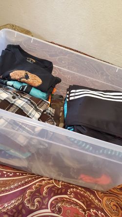 Boys size 10/12 (13 shirts , 2 hoodies Nike Jordan /,Adidas workoutpants /and camo warm sweater swim trunks and shirt