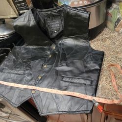 Genuine Leather Vest 