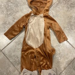Infant 6-12 Month Monkey Costume - Includes Bodysuit with Attached Hood