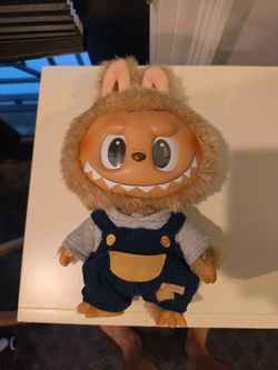 Authentic POP MART LABUBU "Time to Chill" Vinyl Plush Doll (14.5")