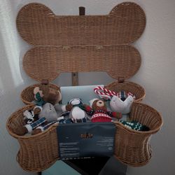 🐶 High-Quality Dog Toy Basket Set – NEW 