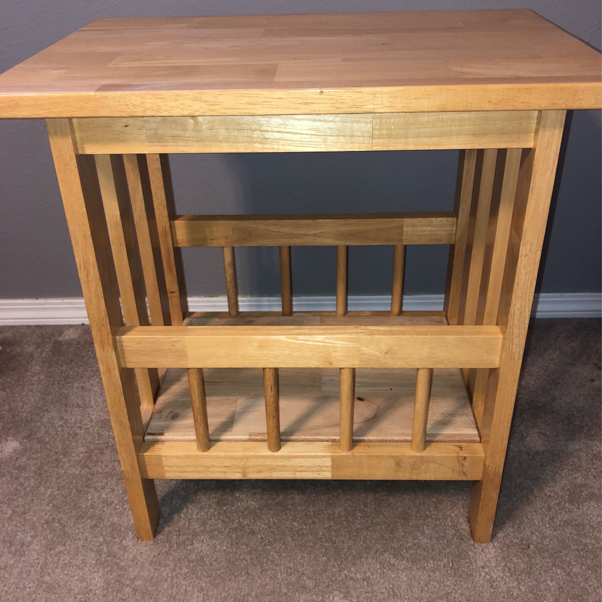 Light Wood Side Table