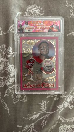 San Francisco 49ers - Jerry Rice 2022 Panini Illusions King of Cards Pink /399