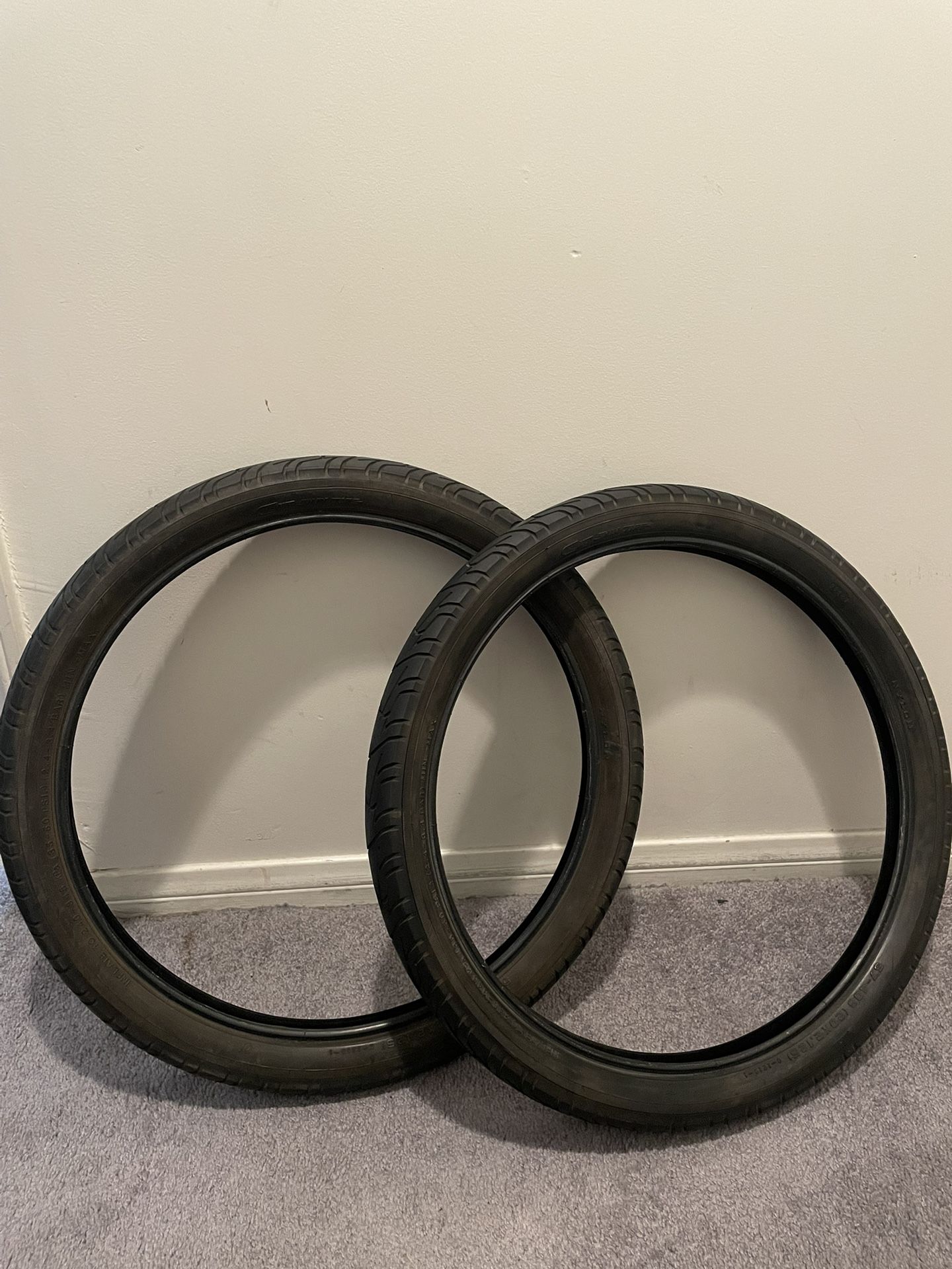 Bike Slick Tires 20x2.125 Pair