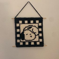 8 inch Baby Snoopy Granny Square 
