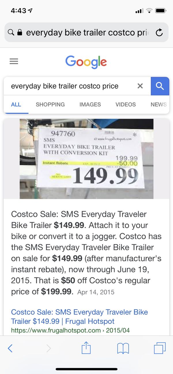 Kids Or Cargo Bike Trailer For In Garrettsville Oh Offerup