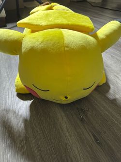 2024 Pokemon 18” Sleeping Pikachu Large Plush Stuffed Toy