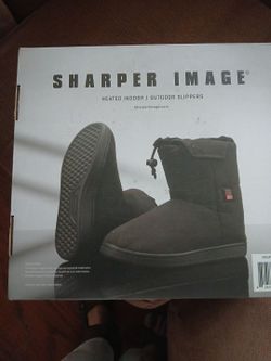 Heated indoor/ outdoor slipper boots