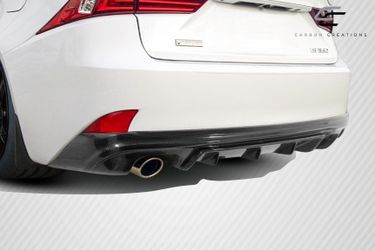 Blemished - 2014-2016 Lexus IS Series IS350 IS250 Carbon Creations AM Design Style Rear Diffuser - 1 Piece ( F Sport Models only)