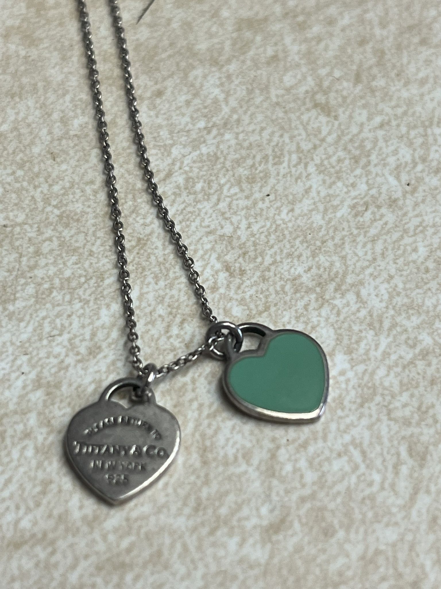 Tiffany necklace Double Heart