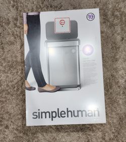 Simple Human 55L Rectangular Step Can