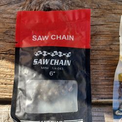 6" Mini 1/4 Saw Chain