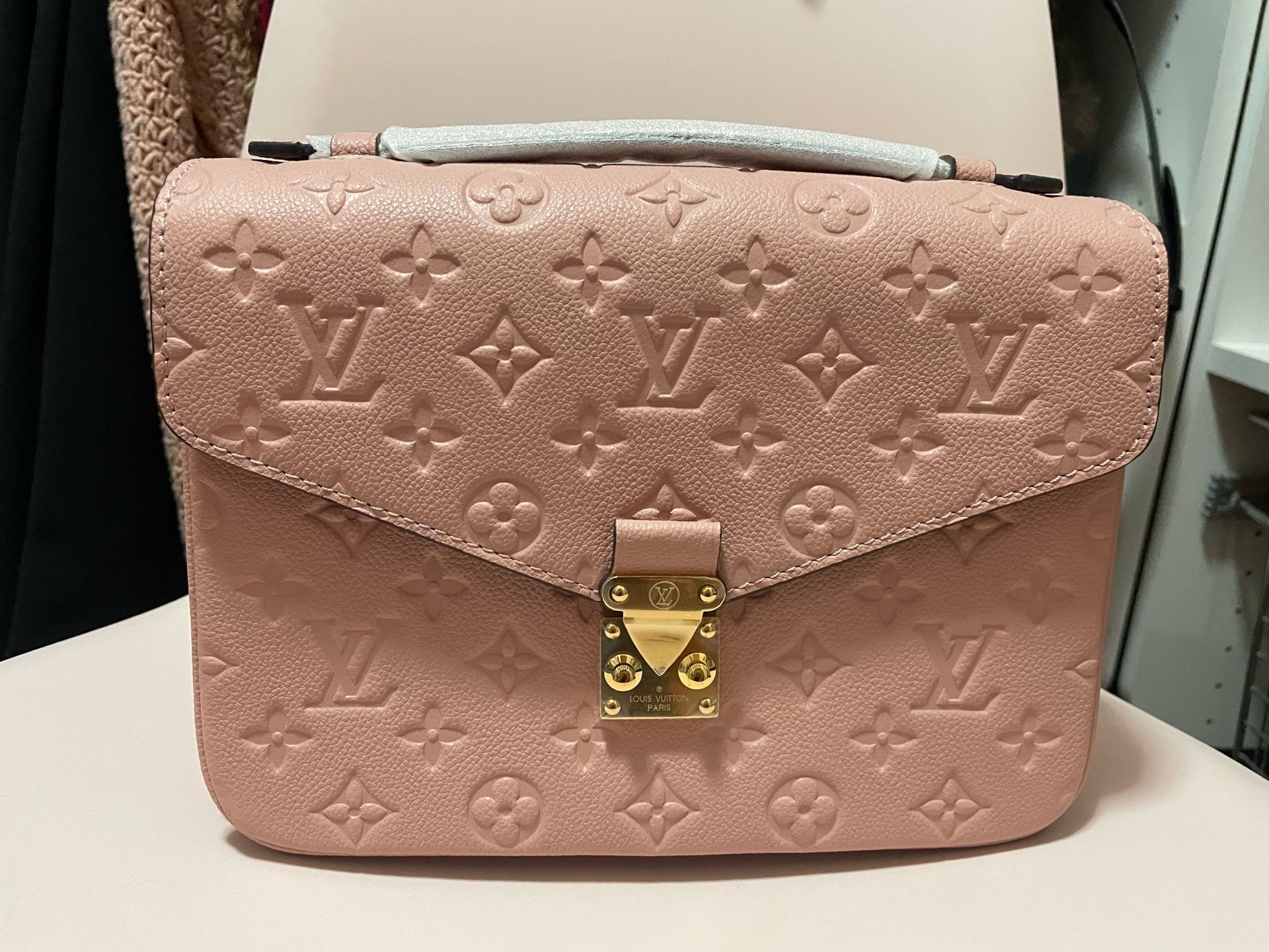Pink pochette metis style crossbody bag
